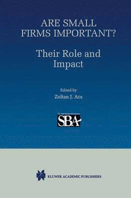 Stephen Ackermann - Are Small Firms Important? Their Role and Impact, Inbunden