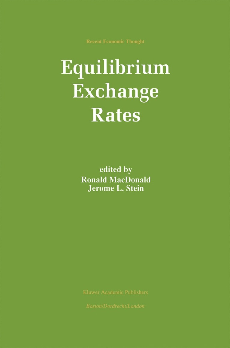 Equilibrium Exchange Rates 1