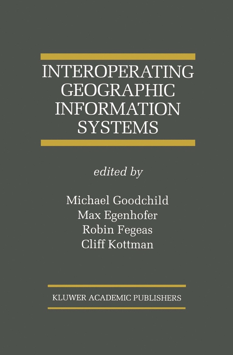 Interoperating Geographic Information Systems 1