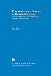 bokomslag Economics as a Science of Human Behaviour