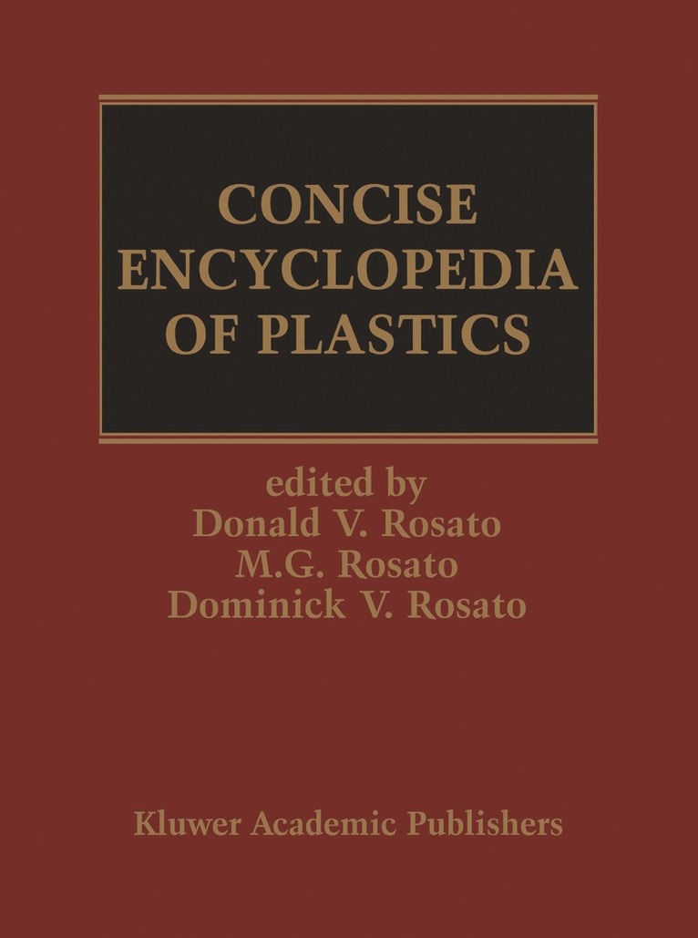 Concise Encyclopedia of Plastics 1