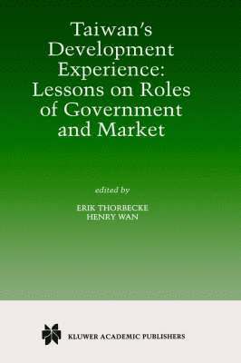 bokomslag Taiwans Development Experience: Lessons on Roles of Government and Market