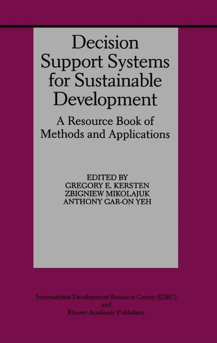 Decision Support Systems for Sustainable Development 1