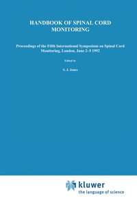 bokomslag Handbook of Spinal Cord Monitoring