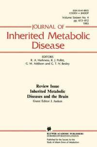 bokomslag Inherited Metabolic Diseases and the Brain