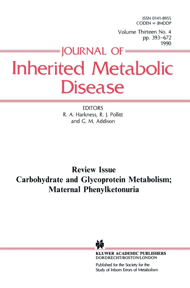 Carbohydrate and Glycoprotein Metabolism; Maternal Phenylketonuria 1