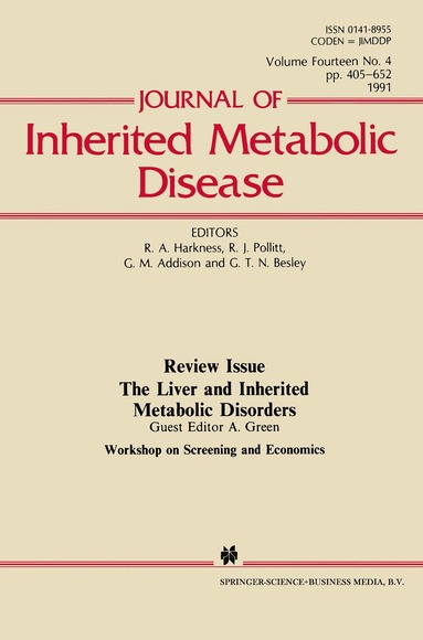 A. Green - Journal of Inherited Metabolic Disease, Häftad