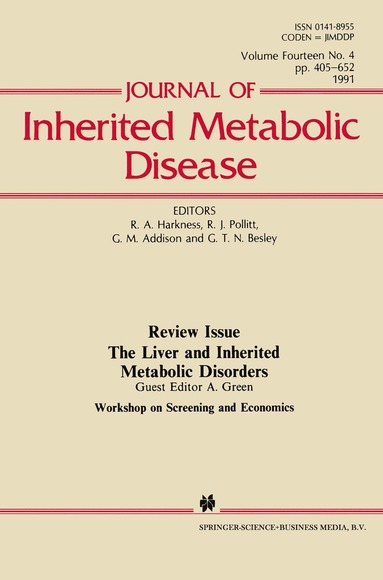 bokomslag Journal of Inherited Metabolic Disease