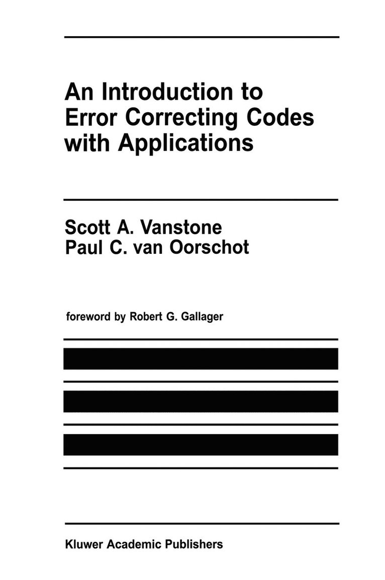 An Introduction to Error Correcting Codes with Applications 1