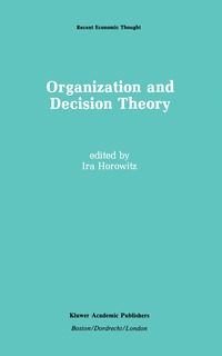 bokomslag Organization and Decision Theory