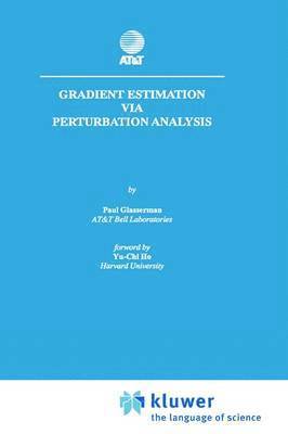 Paul Glasserman - Gradient Estimation Via Perturbation Analysis, Inbunden