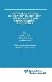 bokomslag Natural Language Generation in Artificial Intelligence and Computational Linguistics