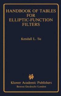 bokomslag Handbook of Tables for Elliptic-Function Filters