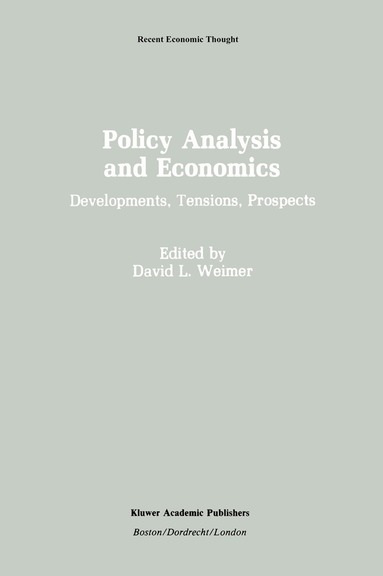 David L. Weimer - Policy Analysis and Economics, Inbunden