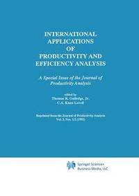 bokomslag International Applications of Productivity and Efficiency Analysis