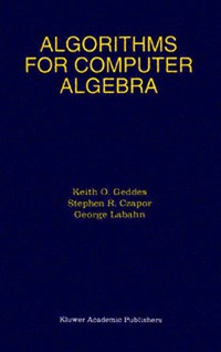 bokomslag Algorithms for Computer Algebra