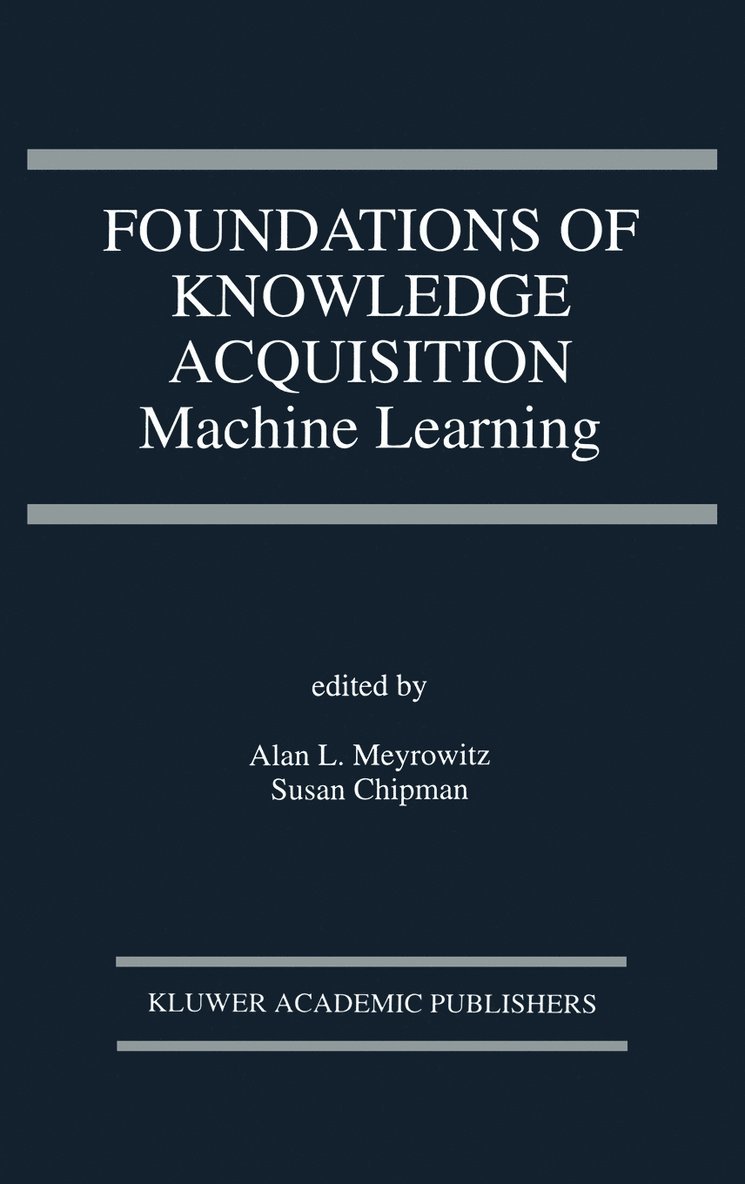 Foundations of Knowledge Acquisition 1