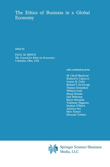 P.M. Minus - Ethics of Business in a Global Economy, Inbunden