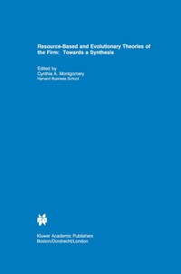 bokomslag Resource-Based and Evolutionary Theories of the Firm