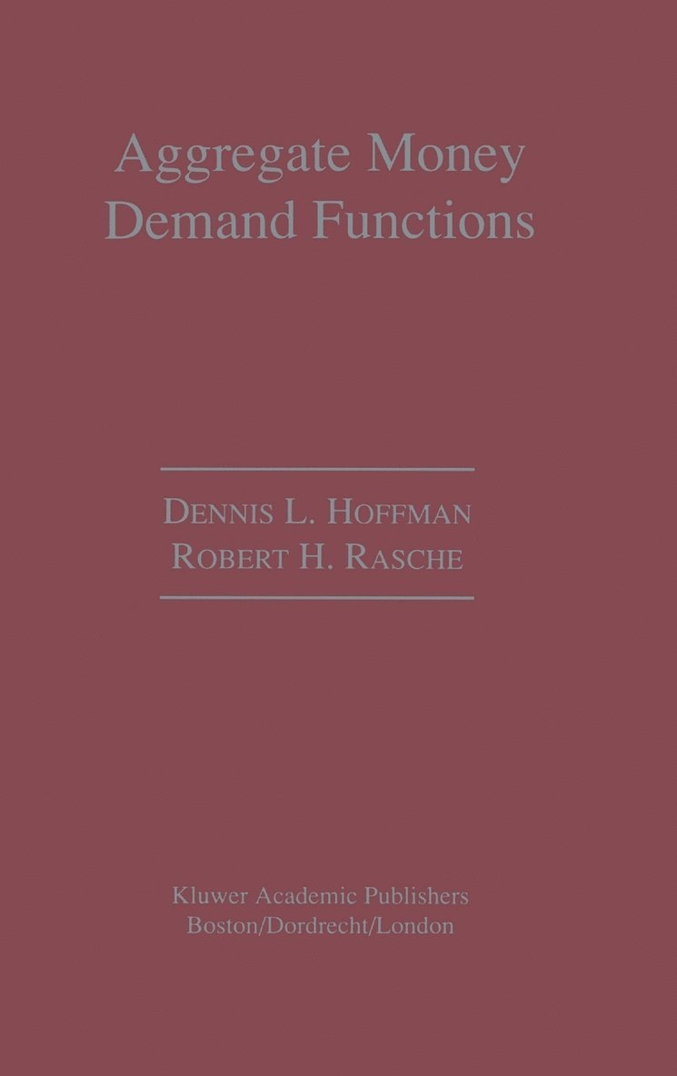 Aggregate Money Demand Functions