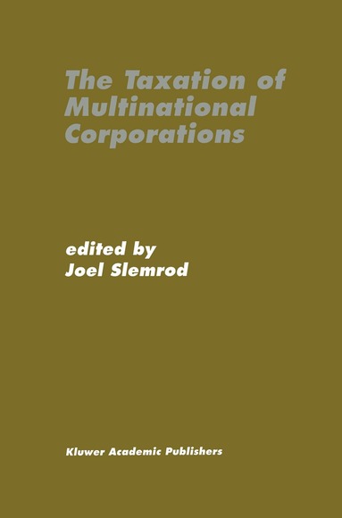 Joel Slemrod - Taxation of Multinational Corporations, Inbunden