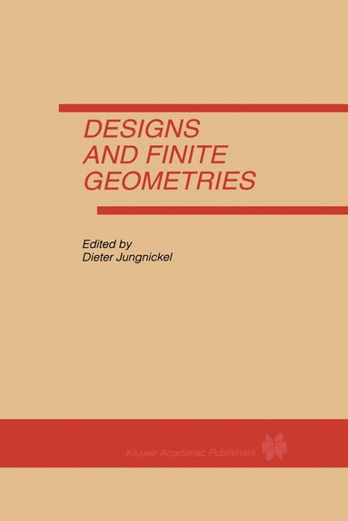 bokomslag Designs and Finite Geometries