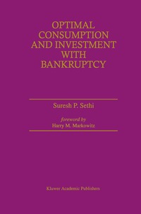 bokomslag Optimal Consumption and Investment with Bankruptcy