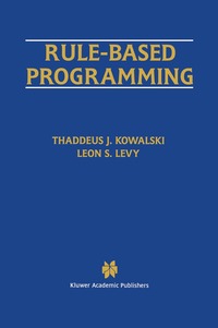 bokomslag Rule-Based Programming