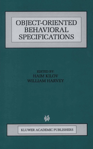 bokomslag Object-Oriented Behavioral Specifications