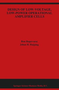 bokomslag Design of Low-Voltage, Low-Power Operational Amplifier Cells