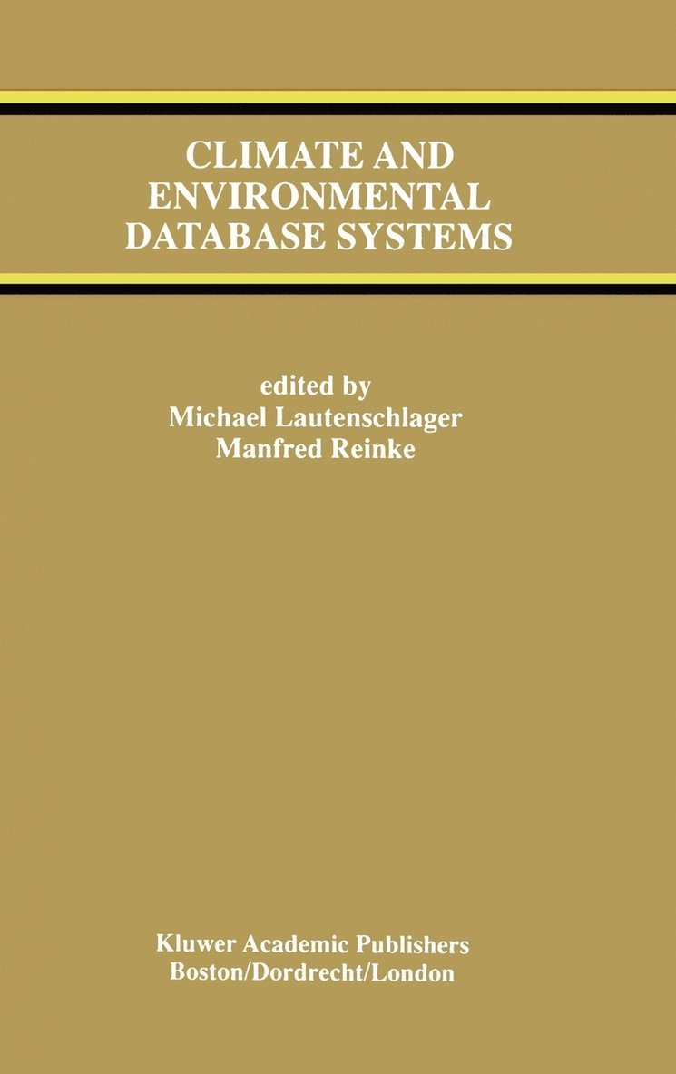 Climate and Environmental Database Systems 1