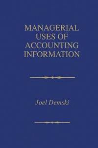 bokomslag Managerial Uses of Accounting Information