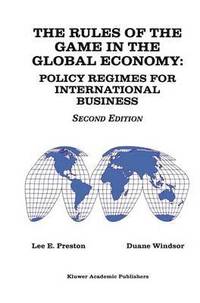 bokomslag The Rules of the Game in the Global Economy
