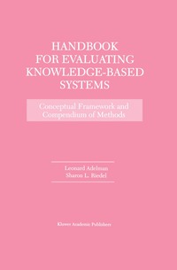 bokomslag Handbook for Evaluating Knowledge-Based Systems