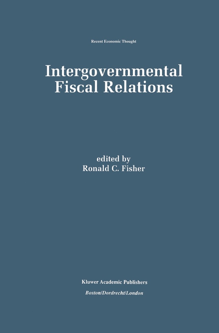 Intergovernmental Fiscal Relations 1