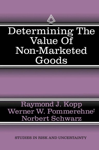 Raymond J. Kopp, Werner W. Pommerehne, Norbert Schwarz - Determining the Value of Non-Marketed Goods, Inbunden