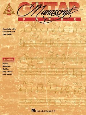 Hal Leonard Corp - Recorded Versions Guitar Tablature Manuscript Paper, Häftad