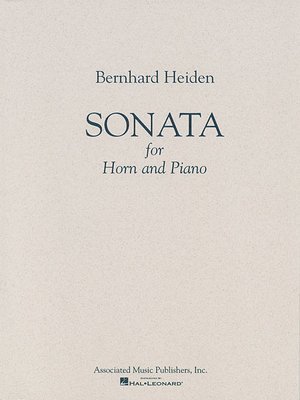Sonata: French Horn and Piano, Häftad
