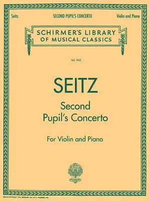Pupil's Concerto No. 2 in G Major, Op. 13: Schirmer Library of Classics Volume 945 Score and Parts, Häftad. Tillgänglighet: Lägg i varukorg