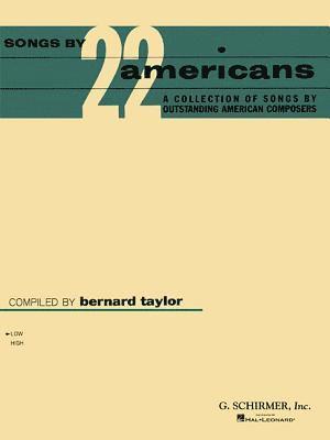 B. Taylor - Songs by 22 Americans: Low Voice, Häftad