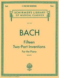 bokomslag 15 Two-Part Inventions: Schirmer Library of Classics Volume 1512 Piano Solo, Arr. Busoni
