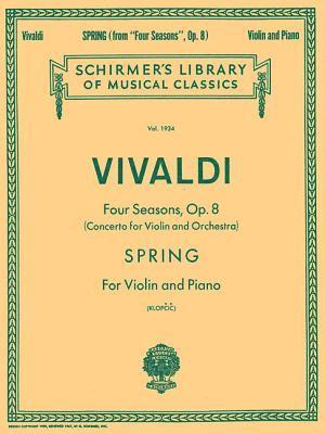 bokomslag Spring: Schirmer Library of Classics Volume 1934 Violin and Piano