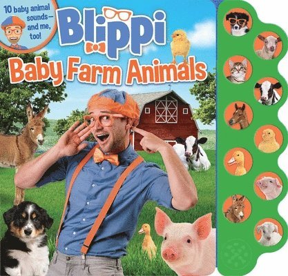 Editors of Studio Fun International - Blippi: Baby Farm Animals, Kartonnage