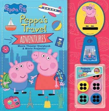 bokomslag Peppa Pig: Peppa's Travel Adventures Movie Theater Storybook & Movie Projector