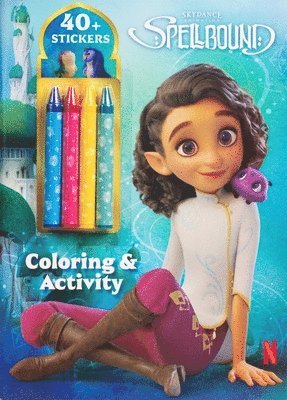 Spellbound Coloring Book with Crayons 1