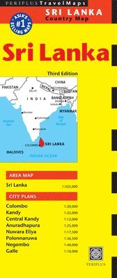 Sri Lanka Travel Map Third Edition 1