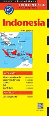 bokomslag Indonesia Travel Map Fifth Edition