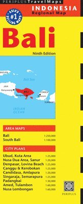 bokomslag Bali Travel Map Ninth Edition