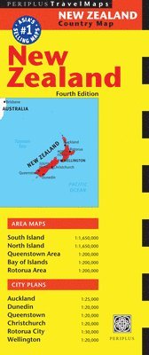 bokomslag New Zealand Travel Map Fourth Edition