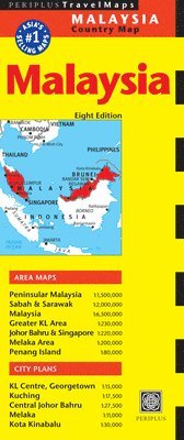 bokomslag Malaysia Travel Map Eighth Edition